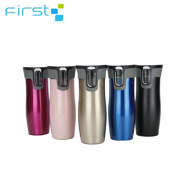 Wholesale 420ml eco friendly vacuum water bottle double wall contigo style flask made in china