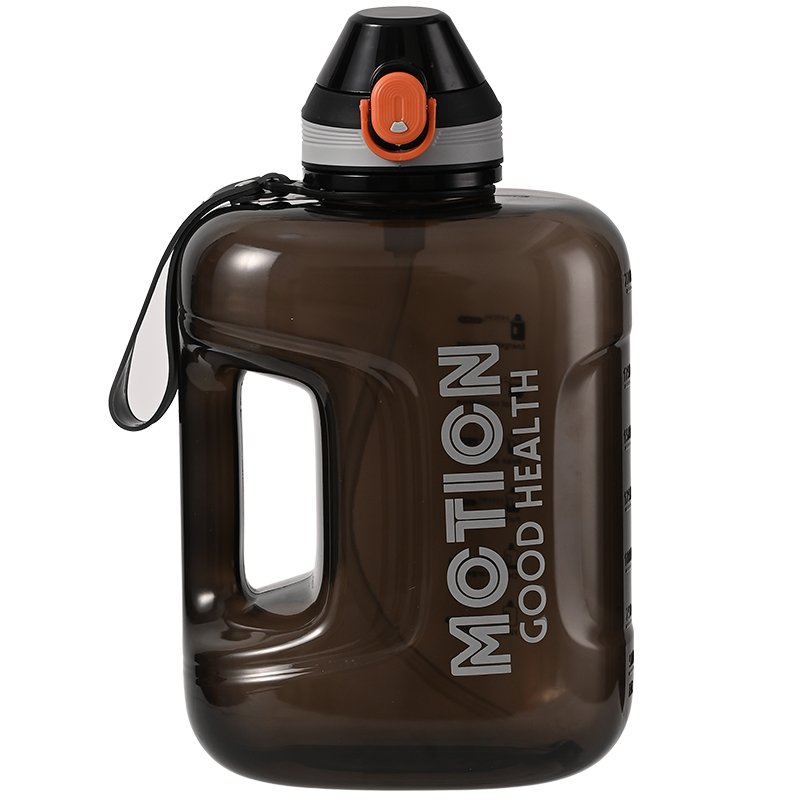 Gym Water Bottles Outdoor Jug Big Capacity Custom Plastic Motivational 1.6L Water Bottle With Handle Drink Bottle Outdoor Kettle