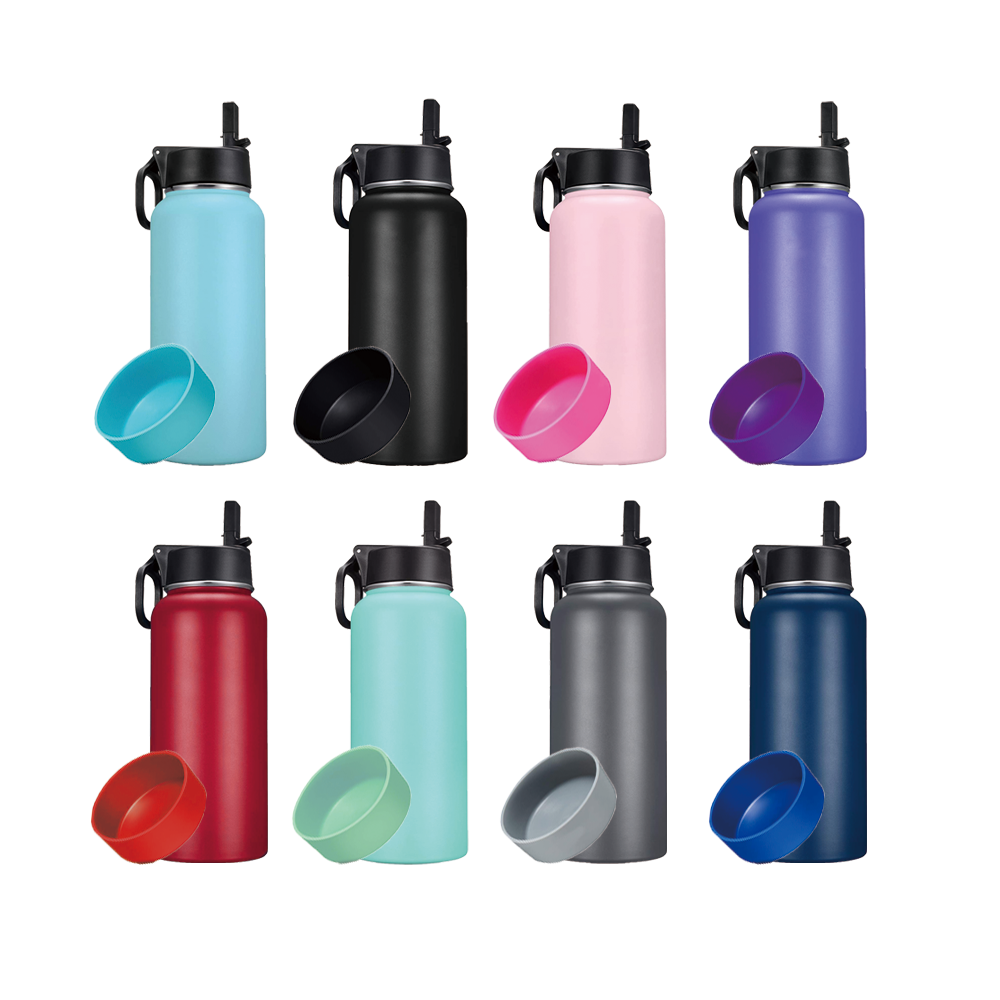 32oz China manufacturer Custom Double Wall Water Bottle Vacuum Insulated Stainless Steel Tumbler Gym Bottle