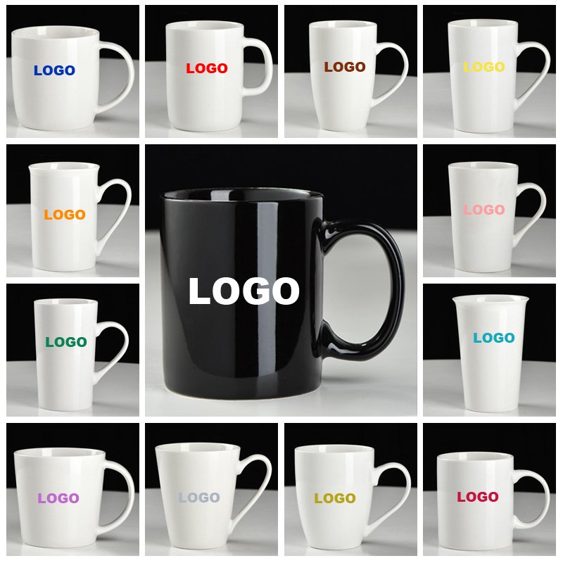 Factory outlet Promotional Cute Custom Cartoon brown bear Ceramic Coffee Mug
