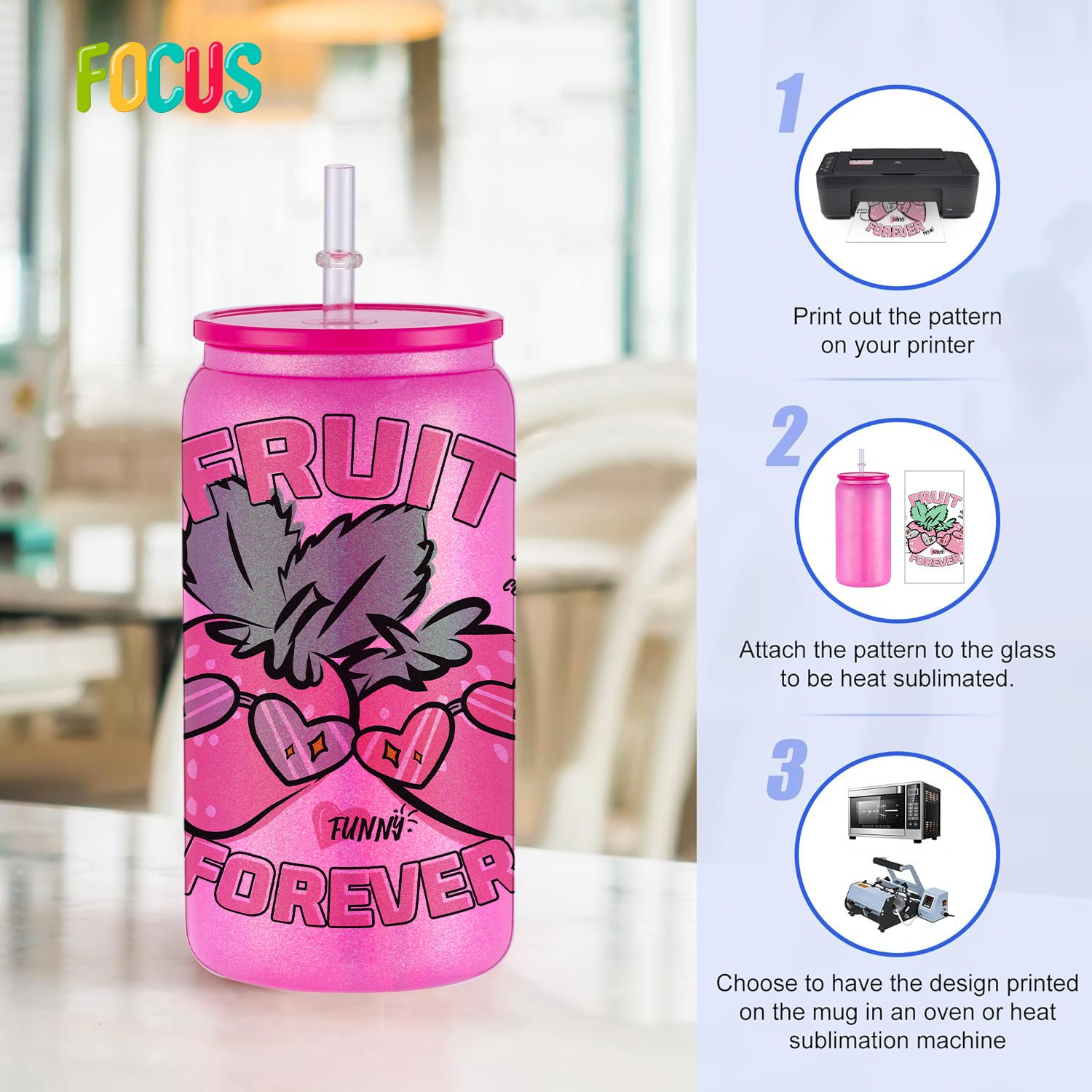 USA Warehouse 16oz Clear Glossy Black Glass Can with Plastic Lid Soda Mason Beer Can Shaped Glass Cups for Beer Coffee Mugs