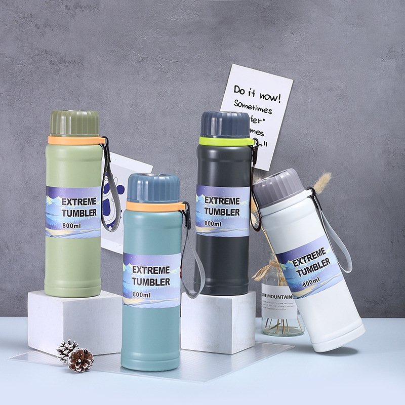 Stainless Steel Tumbler Travel Mug gym workout Water Bottle Thermos Sports Vacuum insulated Flask with custom print logo