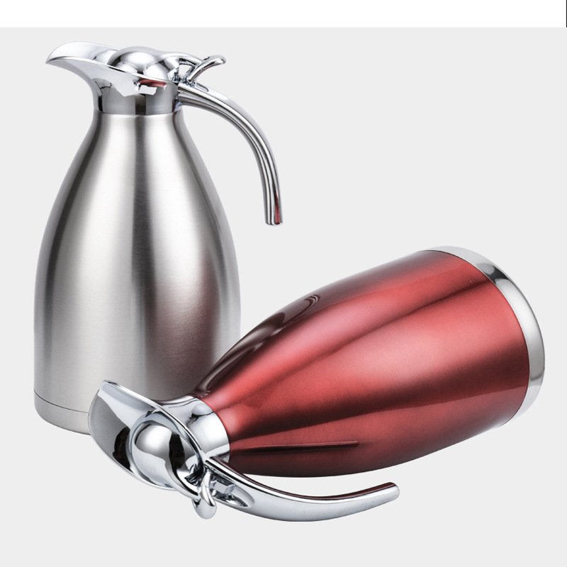 Restaurant Insulated Stainless Steel 2l Hot Tea Water Bottle Thermos Kettle Vacuum Flask Coffee Pot