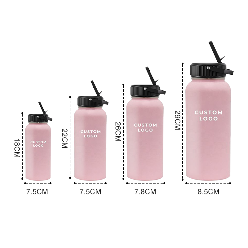 Hot Selling Leak Proof Metal Double Wall 25oz Stainless Steel Vacuum Flask Water Bottle With Custom Colors Logos