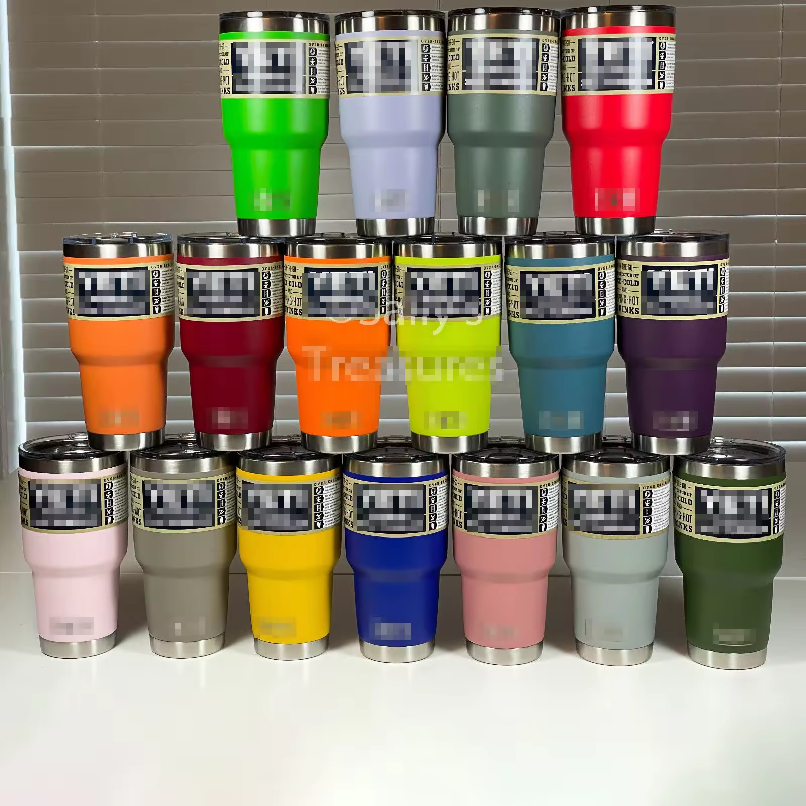30oz Portable Outdoor Sports Kettle Yetis-Compatible 304 Stainless Steel Vacuum Flask Thermos Cross-Border Pot Belly Cup Travel