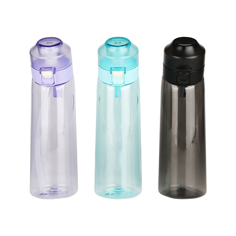 hot product bpa free custom logo air fruit flavor plastic water bottle colorful water bottle