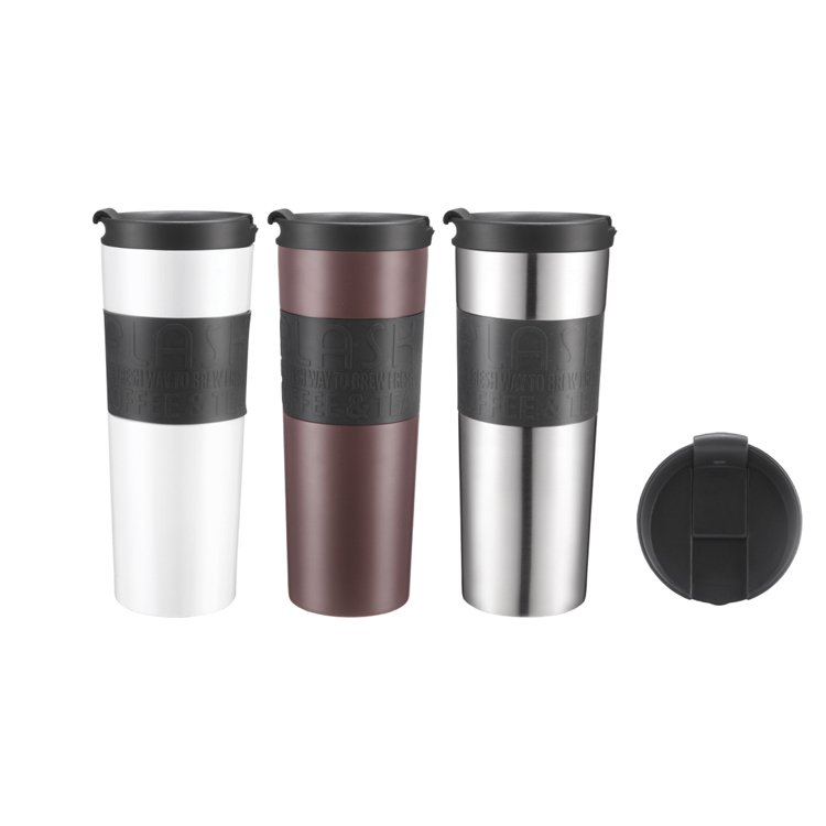 600ml double wall stainless steel mug vacuum travel insulated thermos tumbler