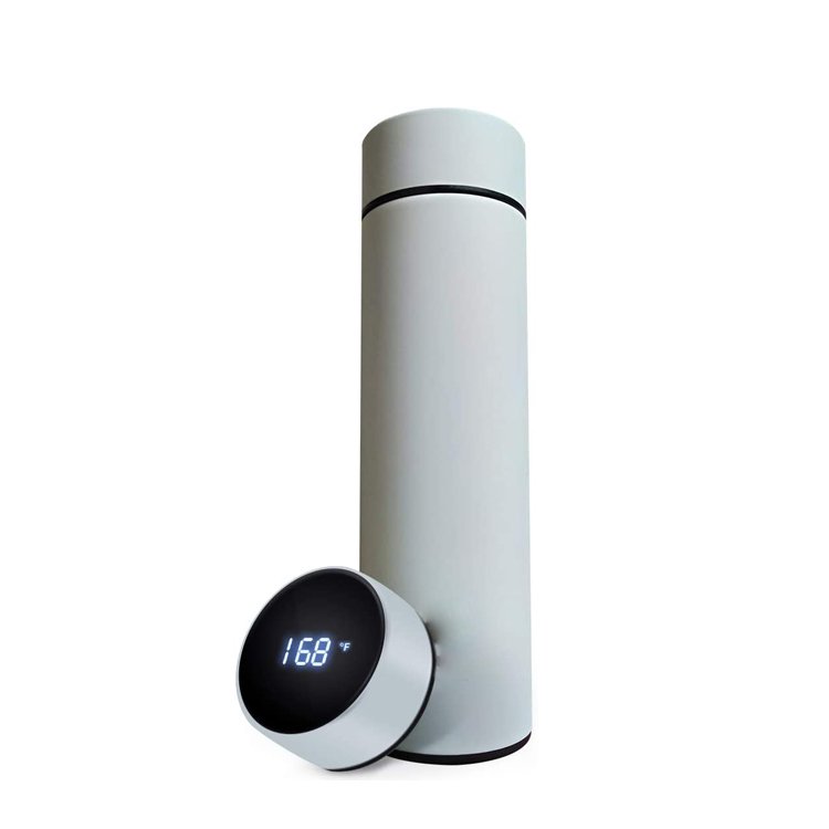 Insulated Water Bottle with LED Real-Time Temperature Display Stainless Steel Portable Smart vacuum flask water bottle