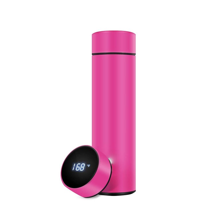 Insulated Water Bottle with LED Real-Time Temperature Display Stainless Steel Portable Smart vacuum flask water bottle