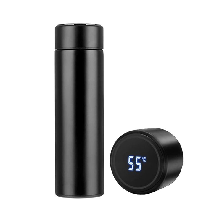 Insulated Water Bottle with LED Real-Time Temperature Display Stainless Steel Portable Smart vacuum flask water bottle