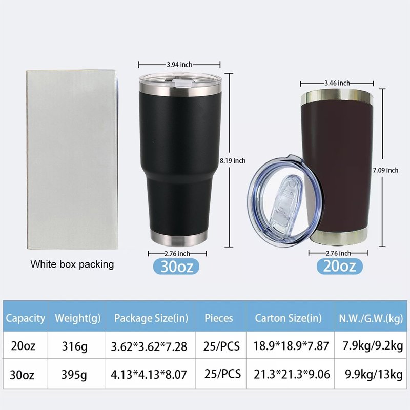 TY Custom logo 20oz stainless steel tumbler Double wall vacuum insulated Travel Mug with Slider Lid and straw