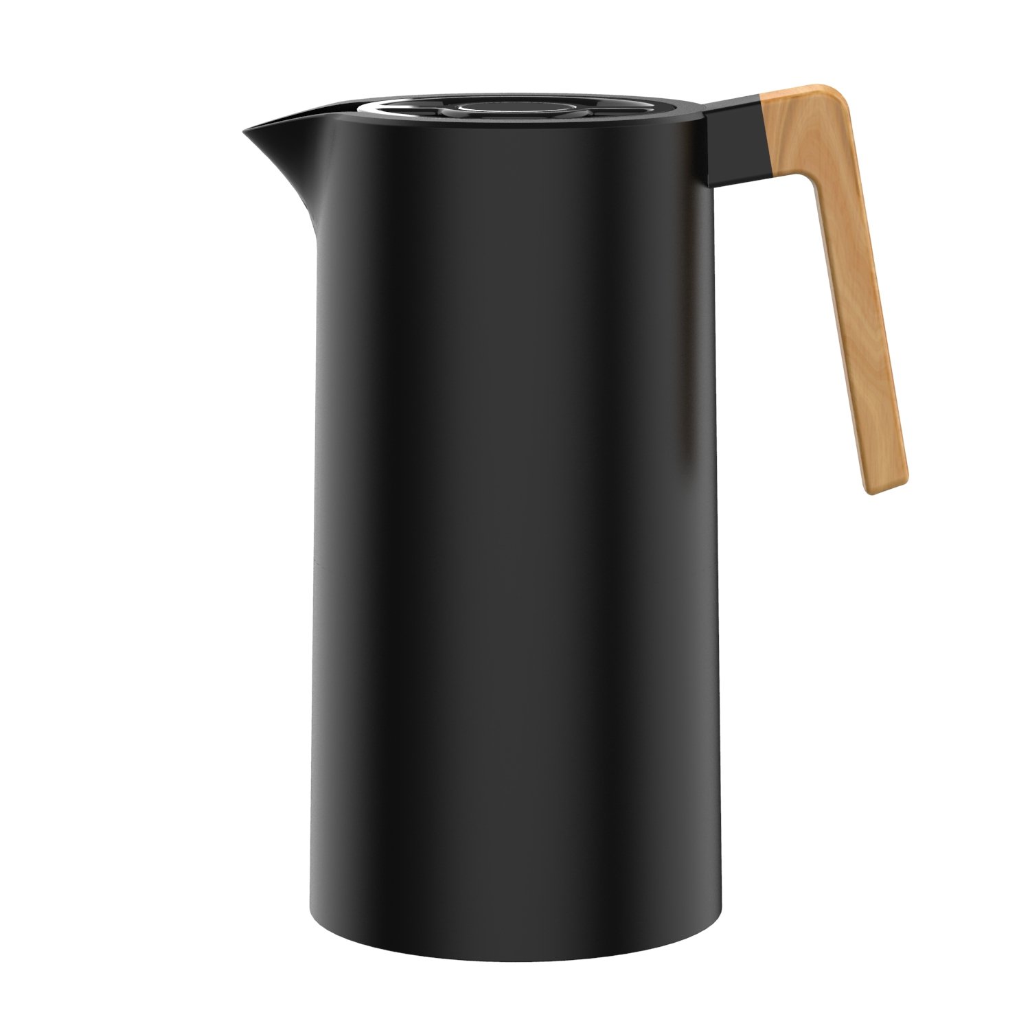 New Coffee Thermos S/S Elegant Vacuum Coffee Pot Customized 1.0L Keep Drinks Hot and Cold Vacuum Flask Easy to Use and Clean