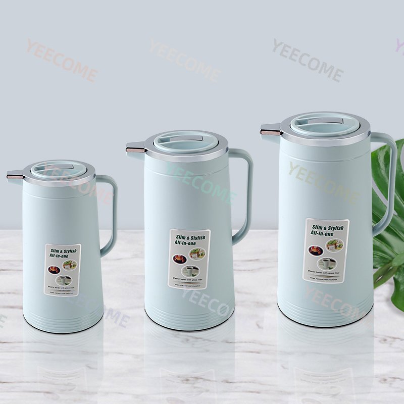 YJM9867-7 1.55L Factory Hot Sale Plastic Vacuum Flask &Thermoses Coffee Pot Middle Size Flask Vacuum Keep 24 Hours Hot and Cold