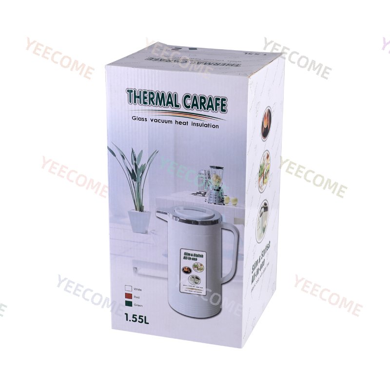 YJM9867-7 1.55L Factory Hot Sale Plastic Vacuum Flask &Thermoses Coffee Pot Middle Size Flask Vacuum Keep 24 Hours Hot and Cold