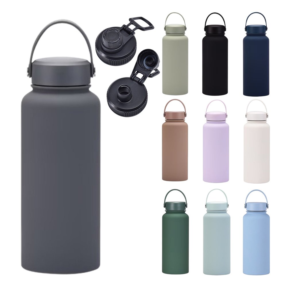 Custom BPA Free Eco-friendly Reusable 40oz Thermos Flask Stocked Recycled Insulated Vacuum Stainless Steel Water Bottle