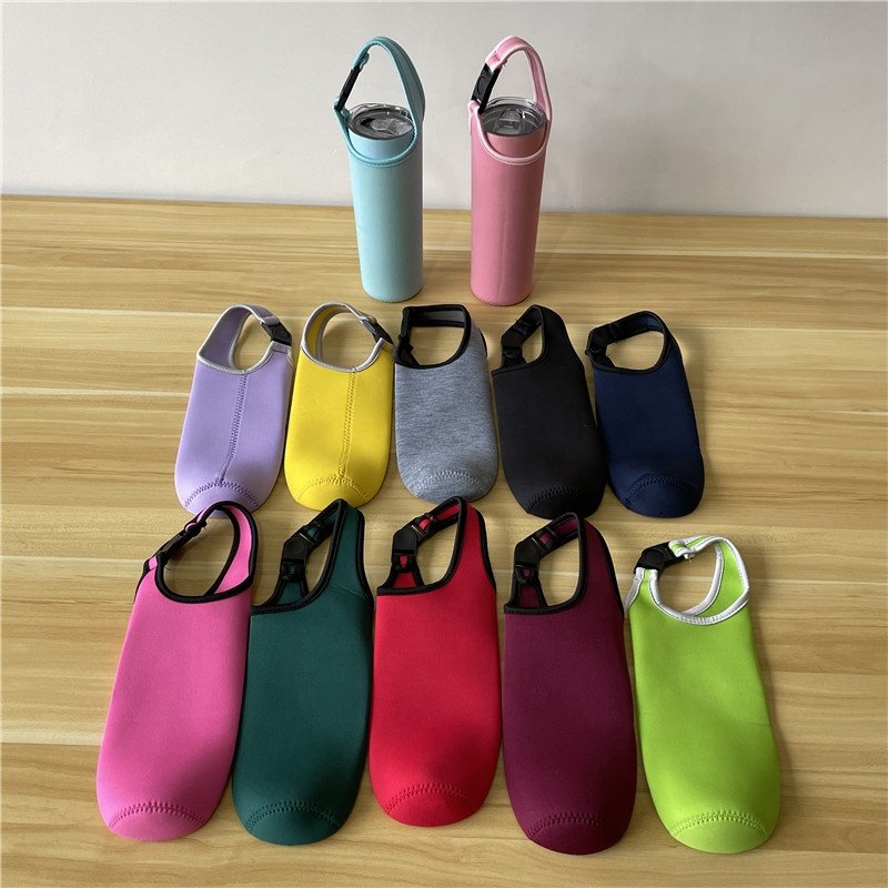 20 oz wholesale Bottle Carrier, Neoprene Sleeve Water Bottles Cup Carrier Pouch with Carrying Handle,Fit for All 16oz-21oz