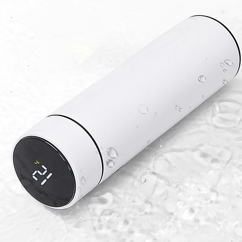 Custom Logo Smart Water Bottle Thermos Tumbler Digital Termo Con Logo Vacuum Flasks with LED Temperature Display free samples