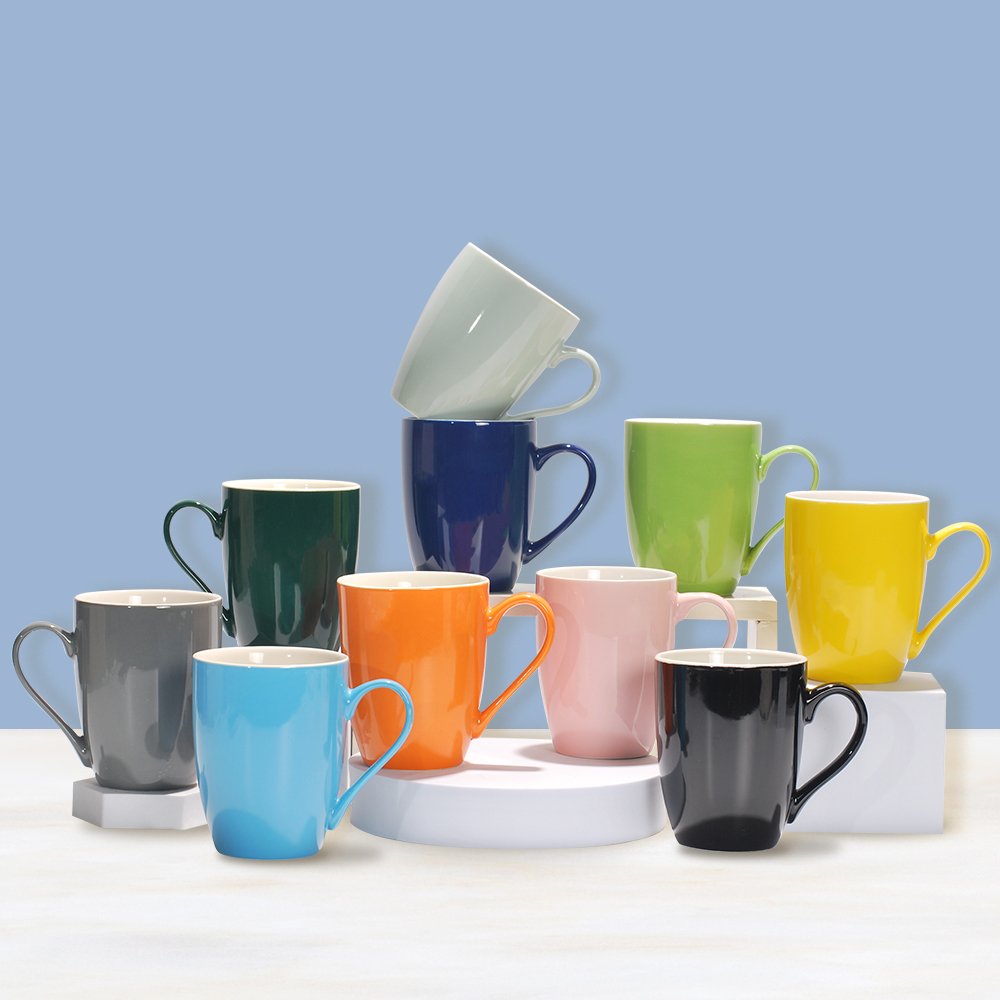 New Design Cheap Colorful Ceramic Flower Coffee Cups Mugs And Saucers Custom Mugs Gold Mug Set Flowers Stoneware