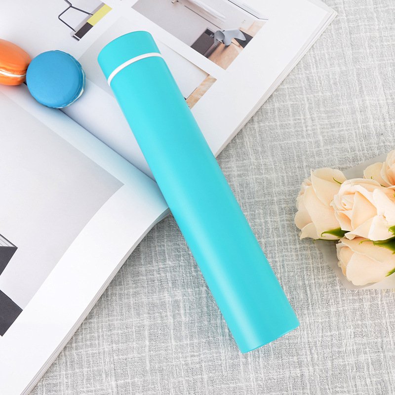 2024 New Design Long Thin 260ml double wall thermos bottle insulated water bottle vacuum flask