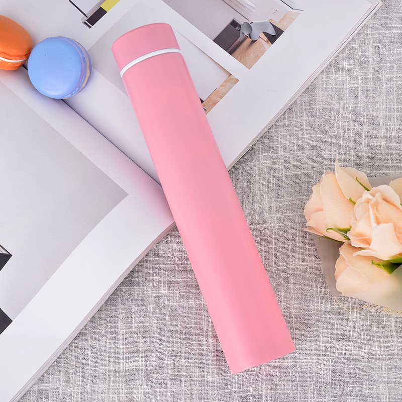 2024 New Design Long Thin 260ml double wall thermos bottle insulated water bottle vacuum flask