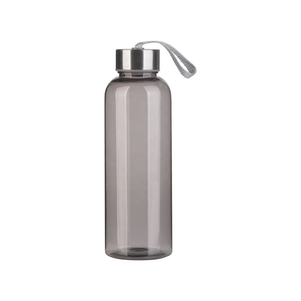 300ml 500ml Premium Sport Style Reusable Plastic Drinking Water Bottle Stainless Steel Cap PP Material Adults Camping Travel