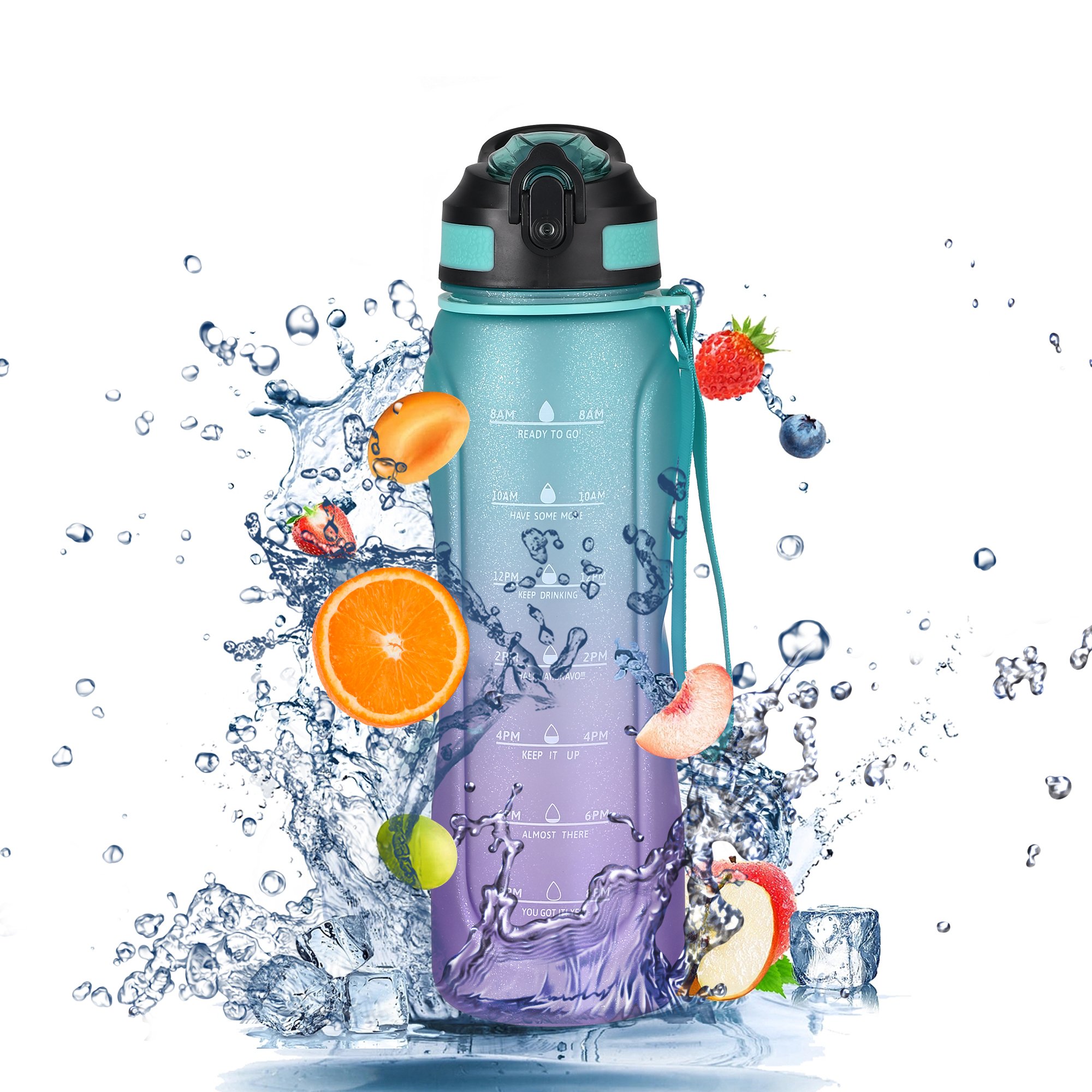 Wholesale New Design 760ml Portable Sports Water Cup Plastic Drinking Water Bottle