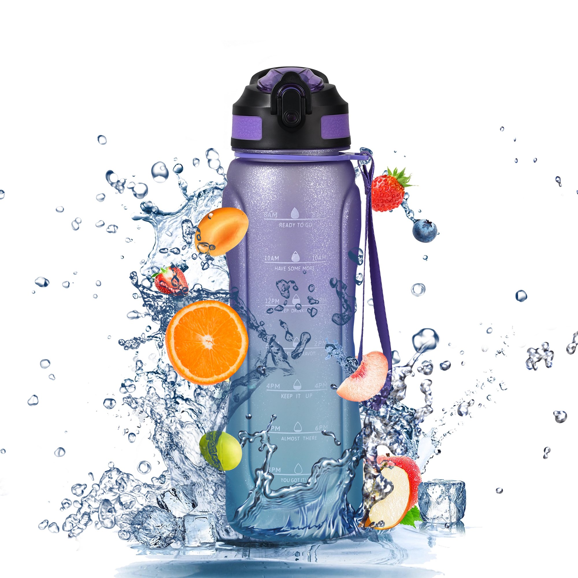 Wholesale New Design 760ml Portable Sports Water Cup Plastic Drinking Water Bottle