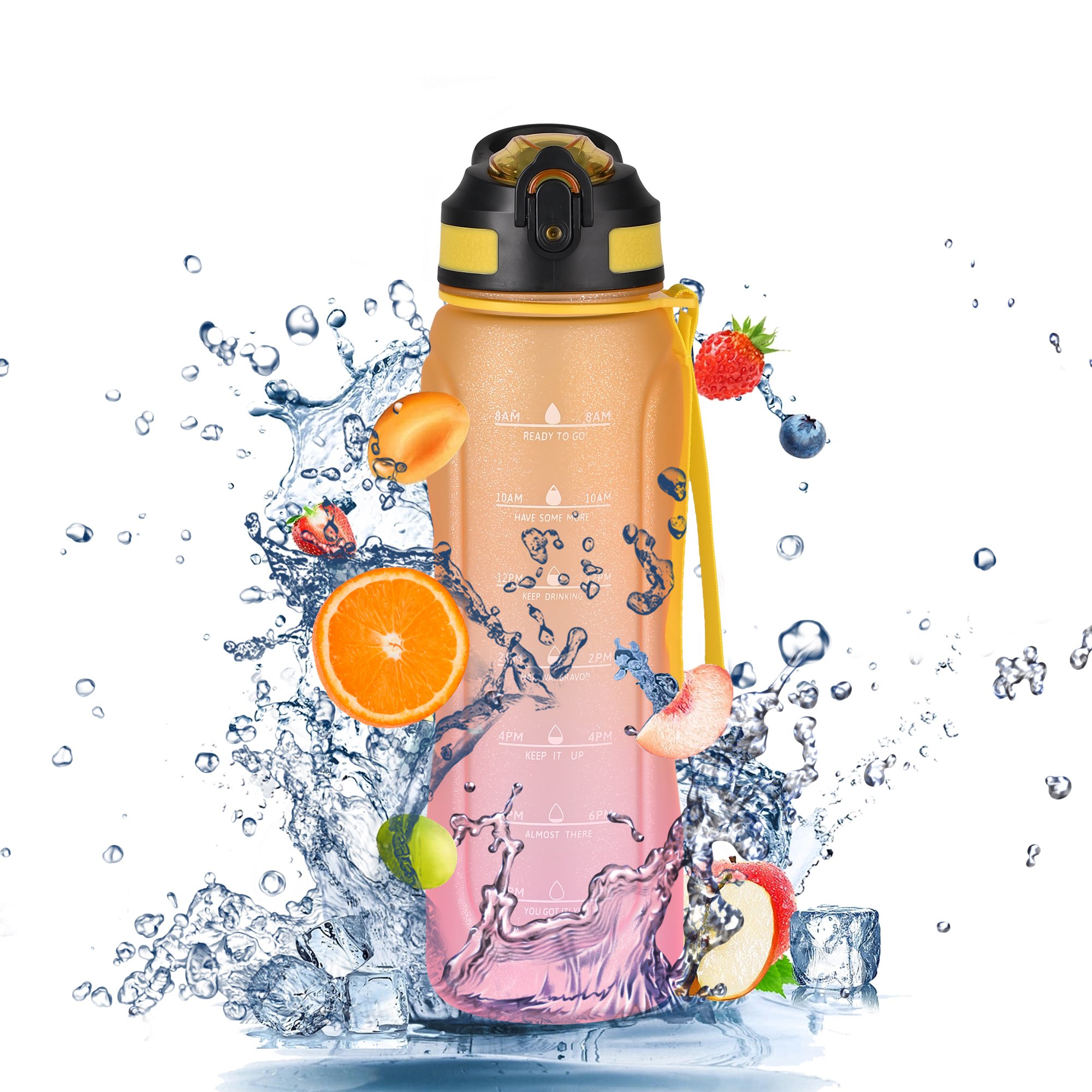 Wholesale New Design 760ml Portable Sports Water Cup Plastic Drinking Water Bottle