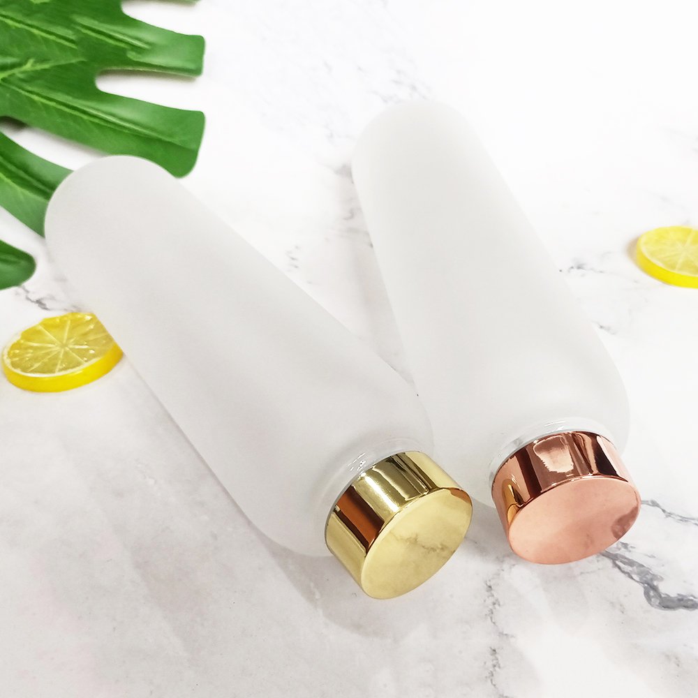 Colorful Wholesale cheap low price 350ml 400ml long style Frosted Glass Water Bottle