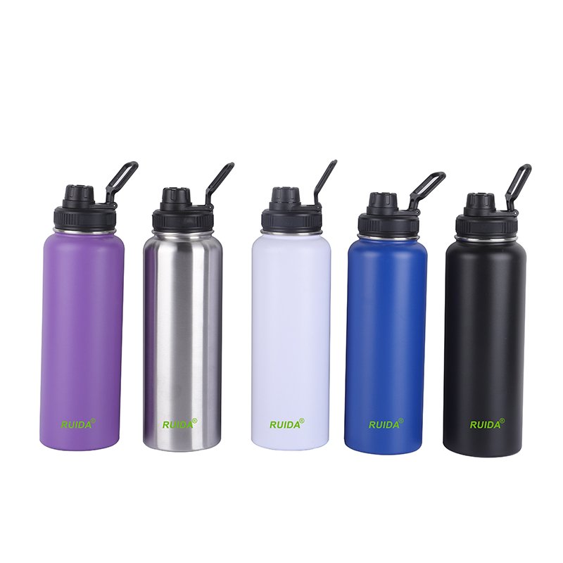 Customized Wide Mouth Vacuum Flask Water Bottle 18oz 32oz 40oz Sublimation Flask Thermal With Leak Proof Lid
