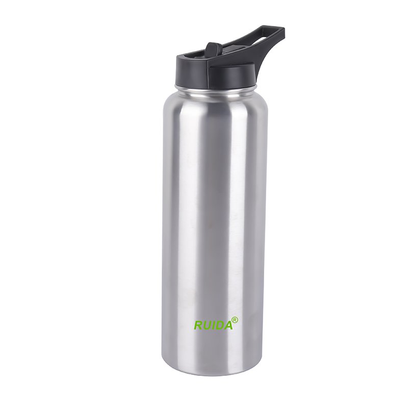 Customized Wide Mouth Vacuum Flask Water Bottle 18oz 32oz 40oz Sublimation Flask Thermal With Leak Proof Lid