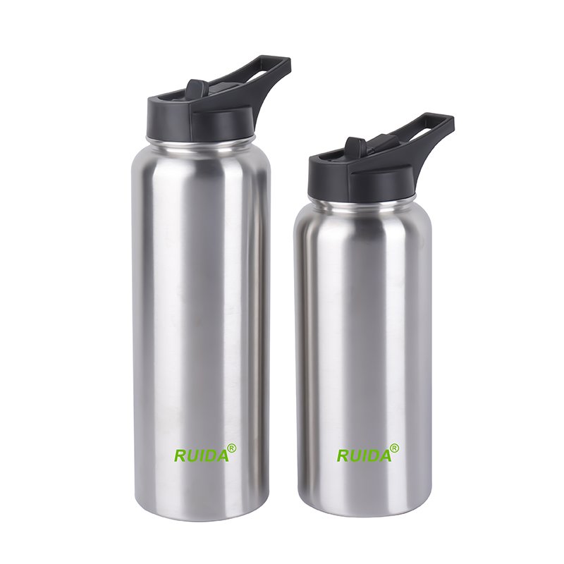 Customized Wide Mouth Vacuum Flask Water Bottle 18oz 32oz 40oz Sublimation Flask Thermal With Leak Proof Lid