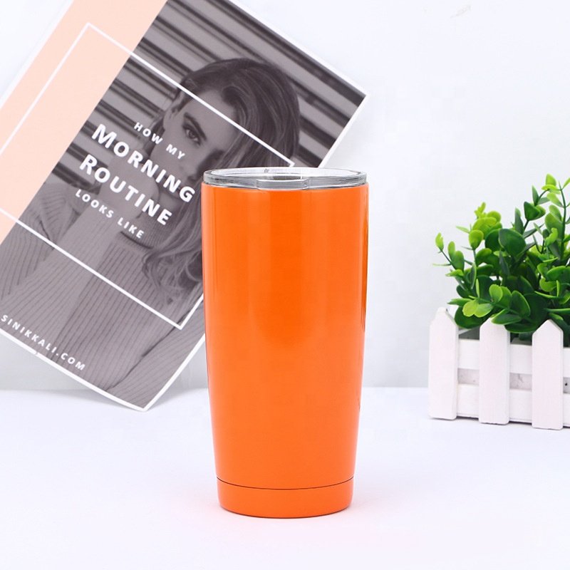 Wholesale 20oz Double Wall Vacuum Insulated Travel Mugs Stainless Steel Tumbler Wine Water Bottle 20 oz stainless steel tumbler