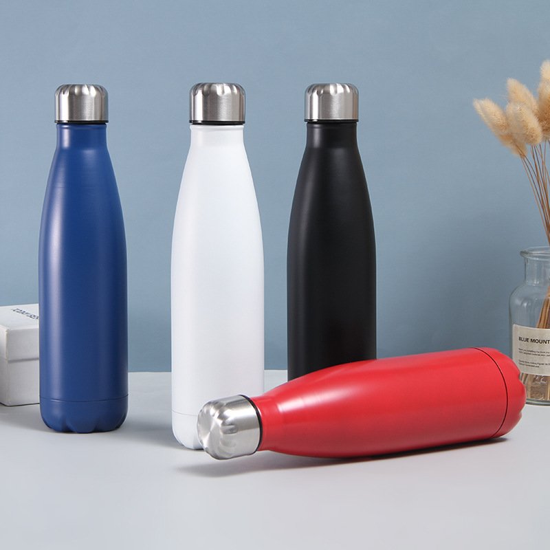 Customized Colors 17oz Vacuum Flask Thermo Double Walled Stainless Steel Insulate Water Bottle logo