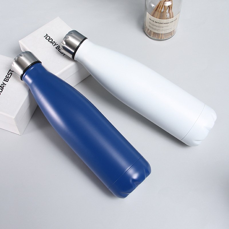Customized Colors 17oz Vacuum Flask Thermo Double Walled Stainless Steel Insulate Water Bottle logo