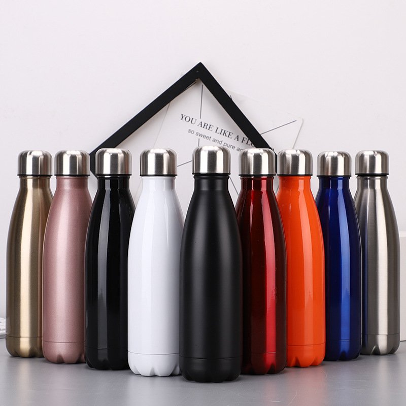 Customized Colors 17oz Vacuum Flask Thermo Double Walled Stainless Steel Insulate Water Bottle logo