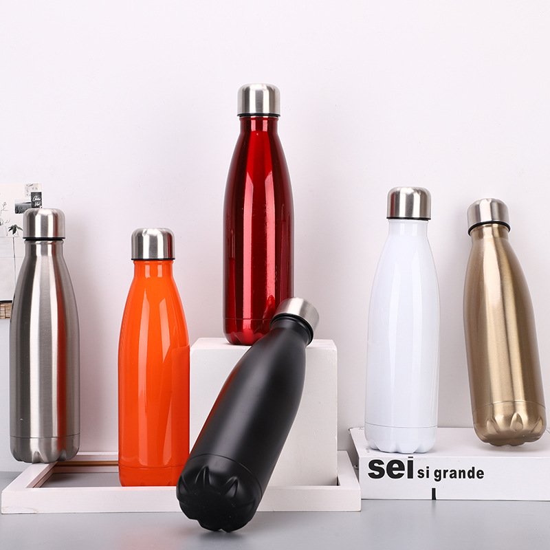 Customized Colors 17oz Vacuum Flask Thermo Double Walled Stainless Steel Insulate Water Bottle logo