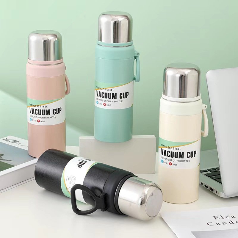 Custom 550ml Stainless Steel Luxury Travel Vacuum Flasks & Thermoses American Style Small Stainless Steel Bottle 160 Ml 10 Pcs