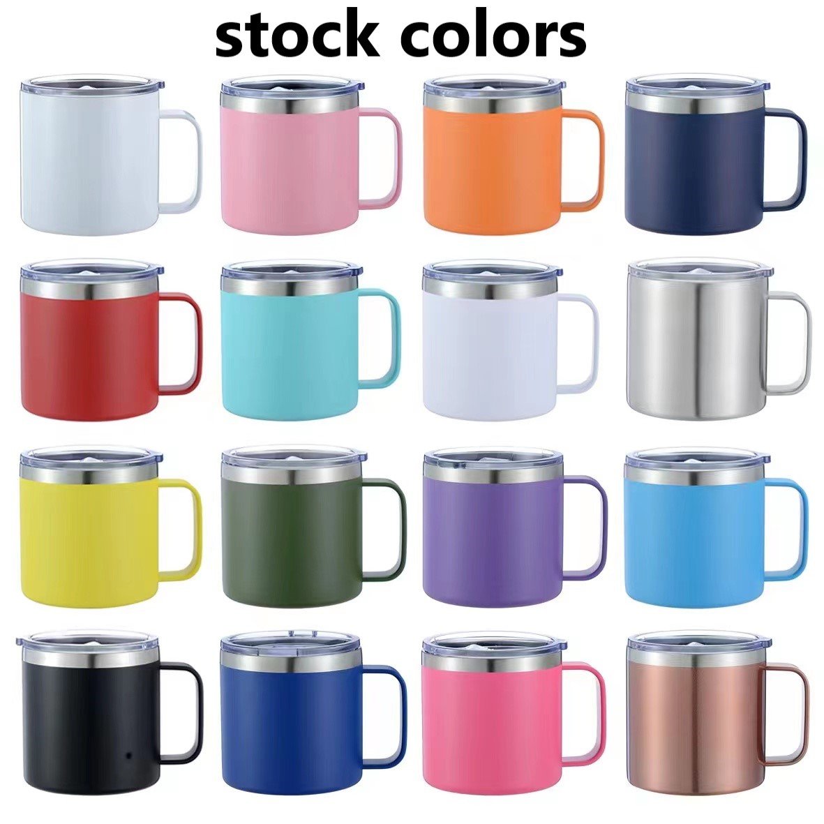 12oz 14oz Mugs Stainless Steel Termos Metal Thermal Coffee Mugs Cups Wholesale Beer Cups Vacuum Wine Glasses for Travel Tumbler
