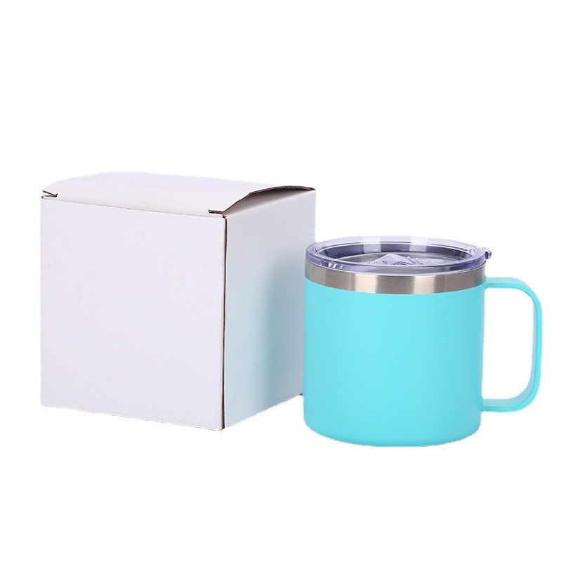 12oz 14oz Mugs Stainless Steel Termos Metal Thermal Coffee Mugs Cups Wholesale Beer Cups Vacuum Wine Glasses for Travel Tumbler