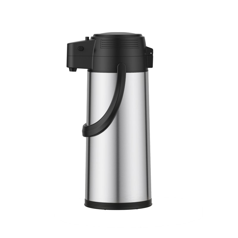 day days vacuum flask China Wholesale Pump Coffee Pot Metal Body thermal jug vacuum flask