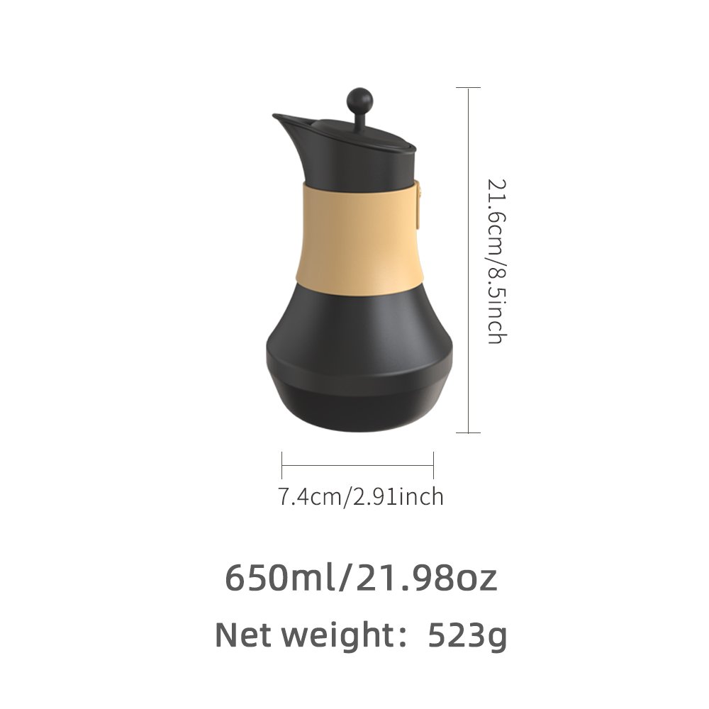 Luxury Food Grade Tea And Coffee Thermos 304 Stainless Steel Thermal Vacuum Flasks Dallah Arabic Pot