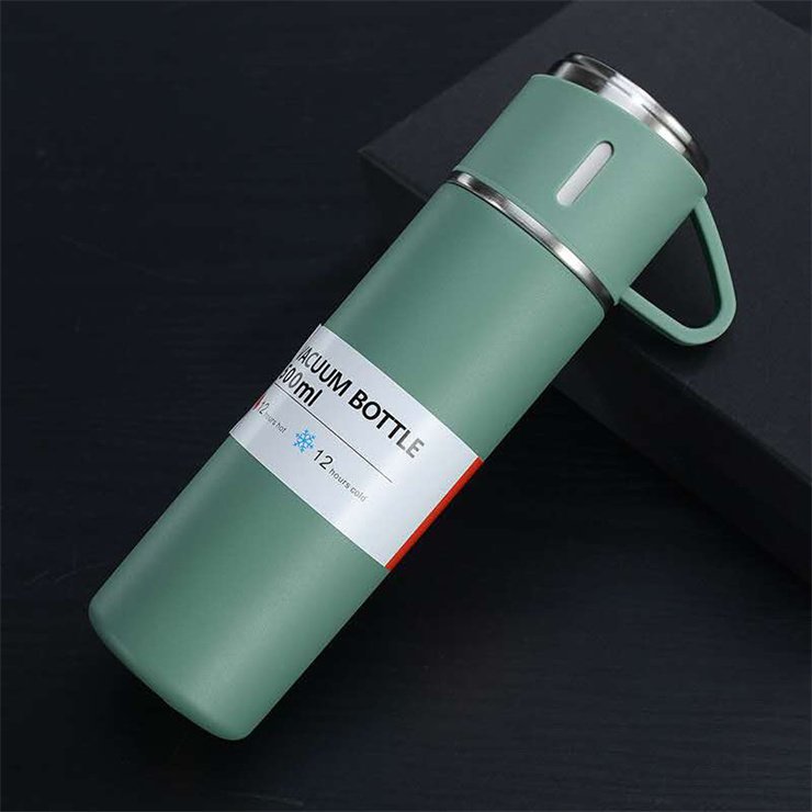 Christmas business travel tea 304 stainless steel bottle insulated vacuum flask set gift box