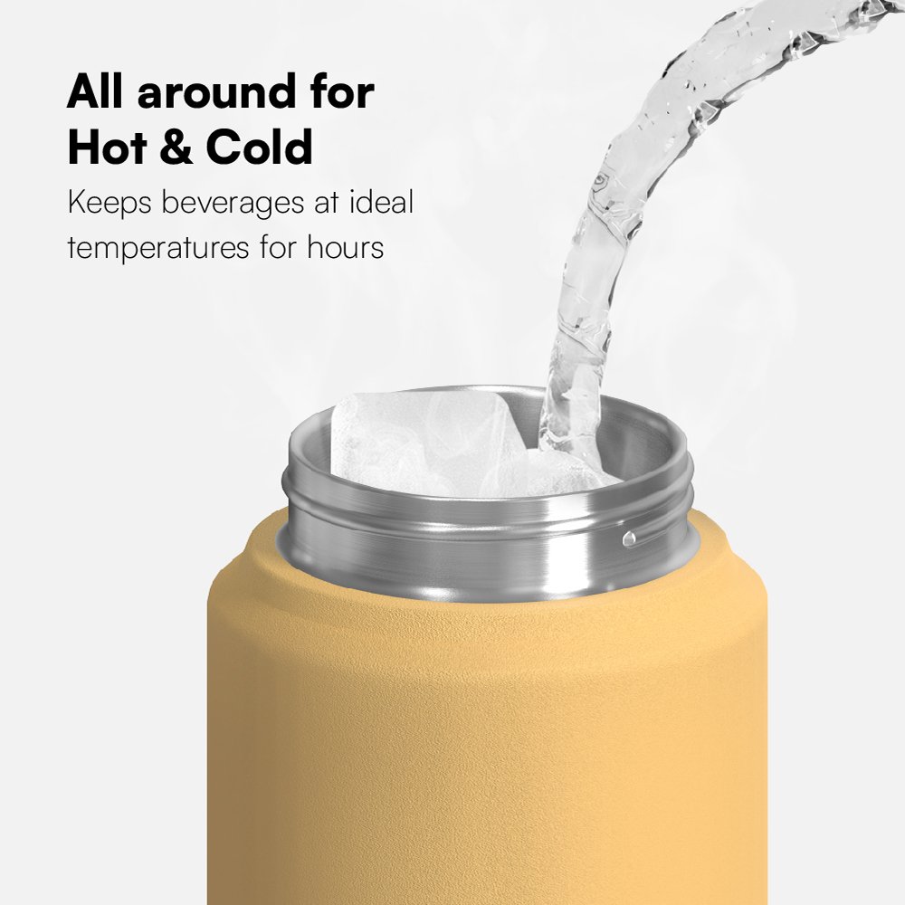 BPA Free 32oz 18oz 304 Stainless Steel Vacuum Flask Insulated Sport Water Bottles For School