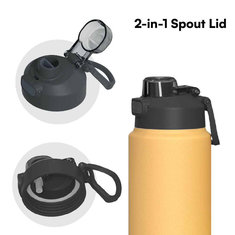 BPA Free 32oz 18oz 304 Stainless Steel Vacuum Flask Insulated Sport Water Bottles For School