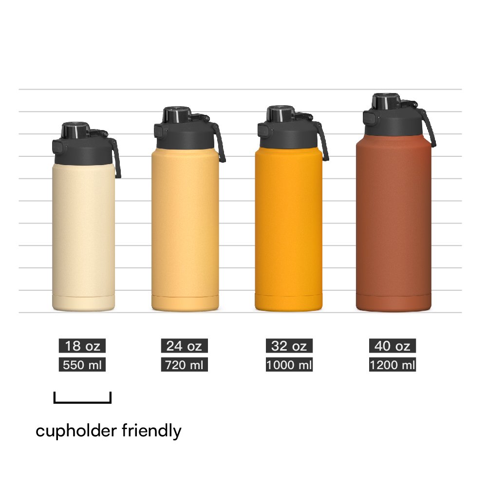 BPA Free 32oz 18oz 304 Stainless Steel Vacuum Flask Insulated Sport Water Bottles For School