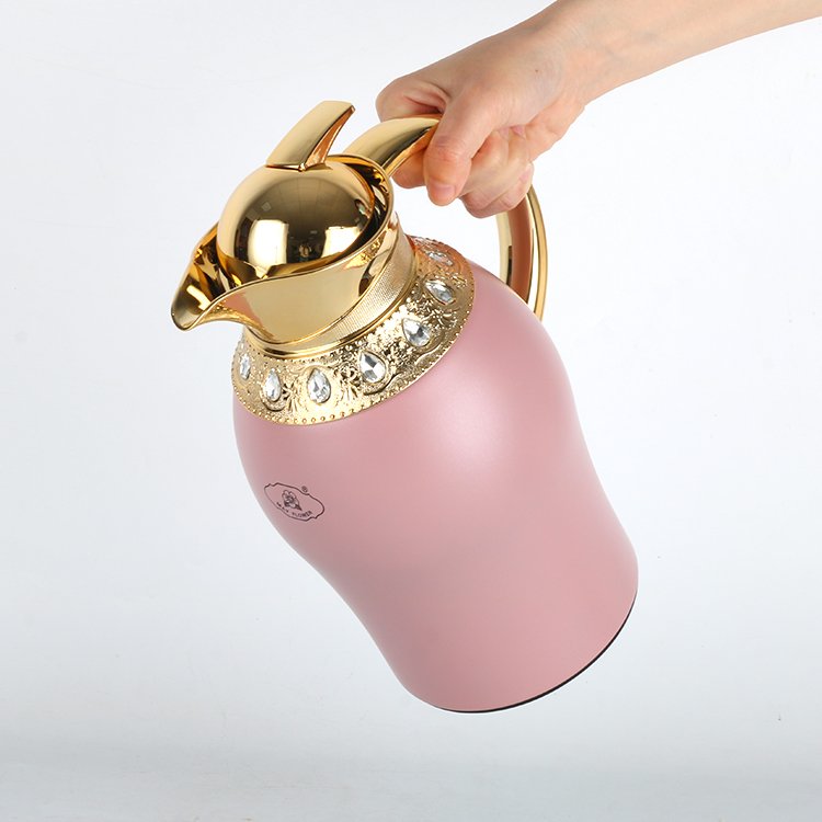 2024 MAY FLOWER New Arrive Luxury Arabic Flask for Coffee Vacuum Flask glass refill with diamond