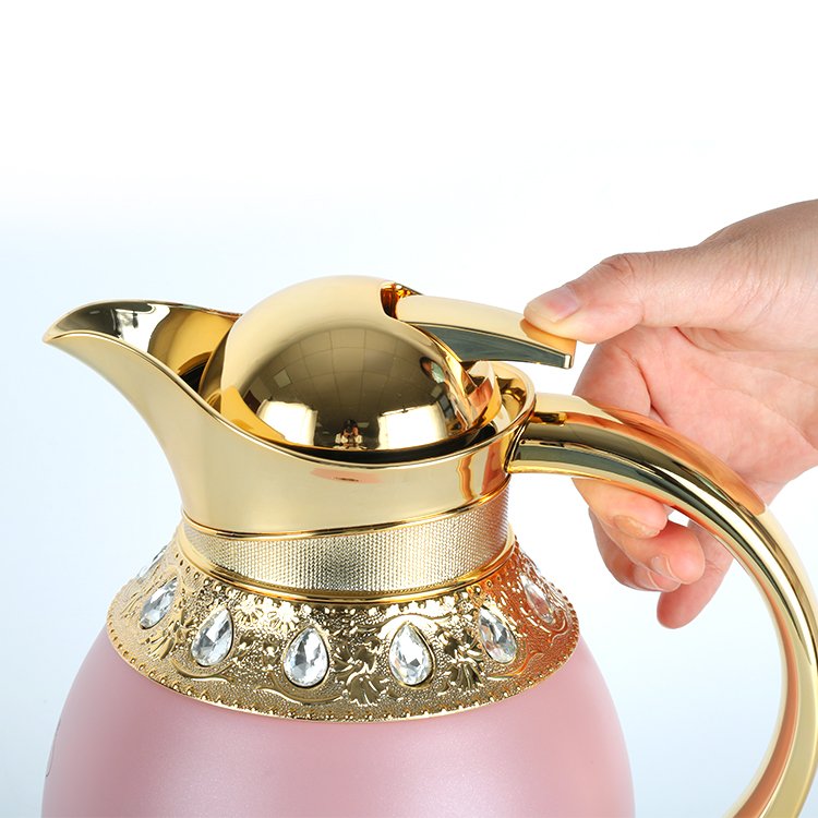 2024 MAY FLOWER New Arrive Luxury Arabic Flask for Coffee Vacuum Flask glass refill with diamond