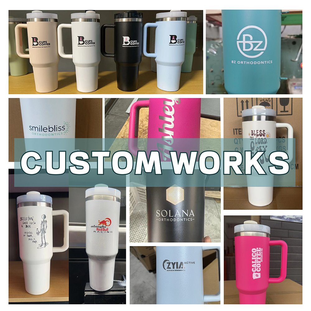 40 oz Insulated Tumbler with Straw Lid Cupholder Friendly Tumbler for Hot Cold Drink Leakproof Water Coffee Portable Travel Mug