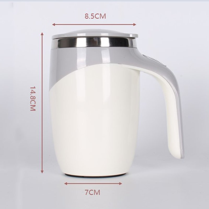 2024 Best Seller 304 Stainless Steel Coffee Cup Tumbler Self Stirring Mug Battery
